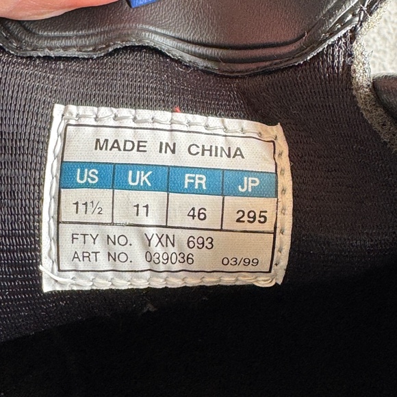 Vintage Adidas Cleats Men's 11.5 Soccer Football Leather 1999 - Picture 11 of 12